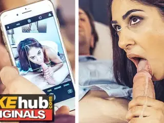 FAKEhub - Indian Desi hot wife MILF filmed taking cheating husband's thick cock in her hairy pussy by cuckold