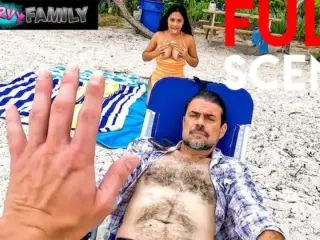 Woah My HOT AF Stacked Stepsis Just Fucked Me At The Beach, LOAD BLOWN - Serena Santos - MyPervyFamily