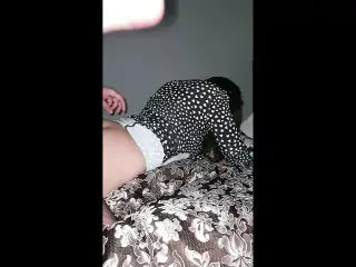 Step mom dirty talk and fucking step son till he cums inside