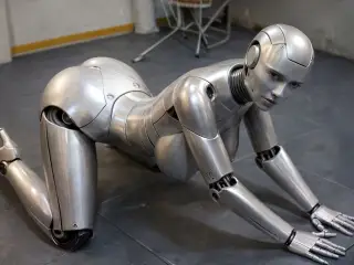 Most Advanced Sex Bot Gets Her Artificial Pussy Filled With Cum POV AI Porn