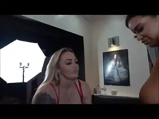 April & Bambii Enjoy Scouse's Cock!