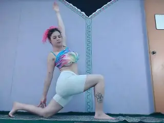 Yoga Beginner Livestream Flash Latina Big Tits