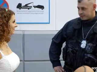 Risky Public Scandal Sex - German Mara Martinez Fucks A Police Officer