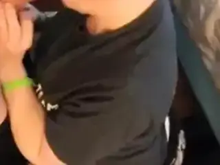 Little slut working at hotel sucking my cock
