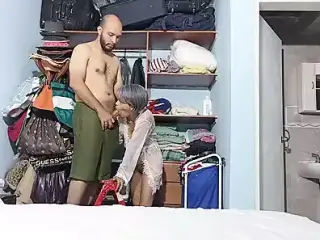 Enjoying my stepmother's pussy once again.