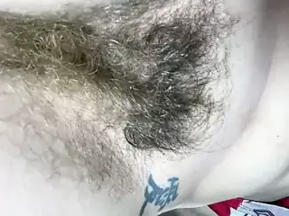 10 minutes of hairy pussy admiration huge bush closeup