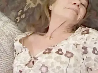 three cocks jerking off in grandmother's face