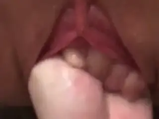 Huge black dildo, plug and fist fucking cunt, squirting