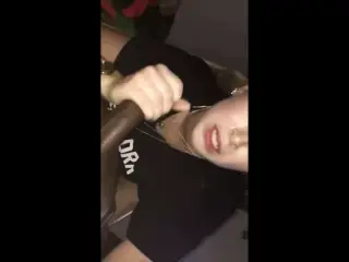 Snow bunny get train rain on her by thug black guys