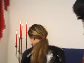 German dominatrix bangs to bondage