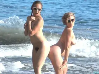 Hairy beach party part 2