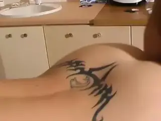 Busty French MILF pleasing two dudes at the same time