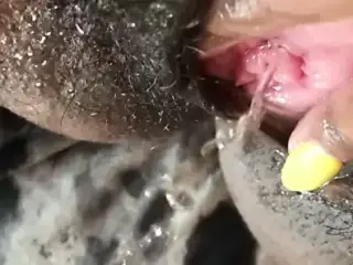 EXTREME CLOSEUP  SQUIRTING