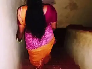 Old man cheating wife and fucking step daughter, telugu dirty talks.