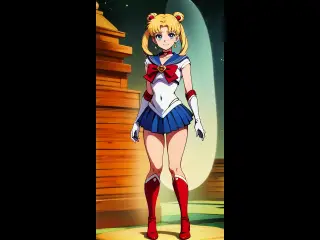 AI generated Usagi Tsukino (Sailor Moon)