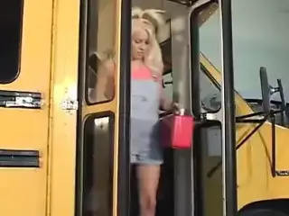 The Bus to school turns into a place of Sin and Orgasm!!!