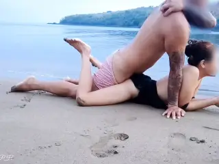 Pinay scandal Amateur Public sex in Beach