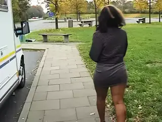 Hitchhiker fucked in caravan retro