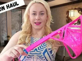 Peek a boo bra try on haul with Michellexm