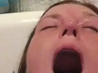 Mistress Wriggler having the most insane orgasm in the bath