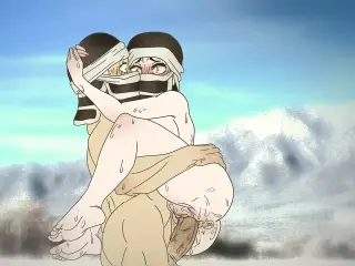 Kakushi froze on the mountains and decided to warm up by fucking !Hentai - demon slayer 2d (Anime cartoon )