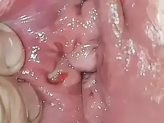 Close-up wet pussy orgasm!!