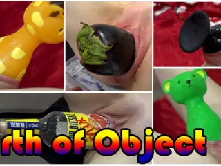 Compilation of birthing objects. Forward and reverse video.