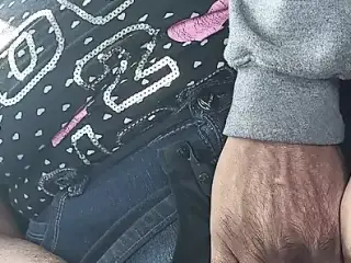 Finger Fucking Wife In The Car