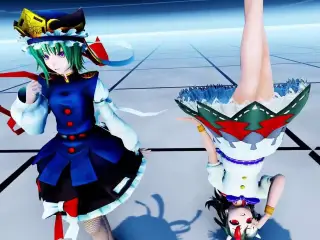 MMD Touhou - Eikishiki & Seija (Futa) - Dance & Sex