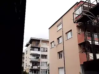 Showing the tits on grandma's block