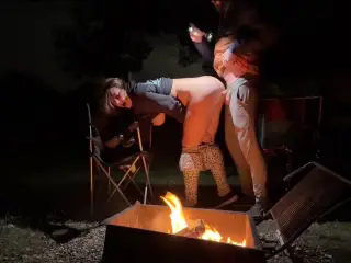 Camping Sex And Trying To Get Caught