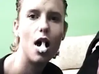 Cum in mouth, German blowjob girls compilation