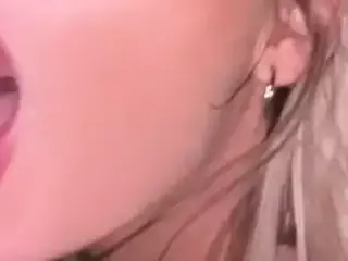Blonde blows Black cock AM