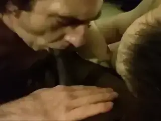 White couple sucking a big cock